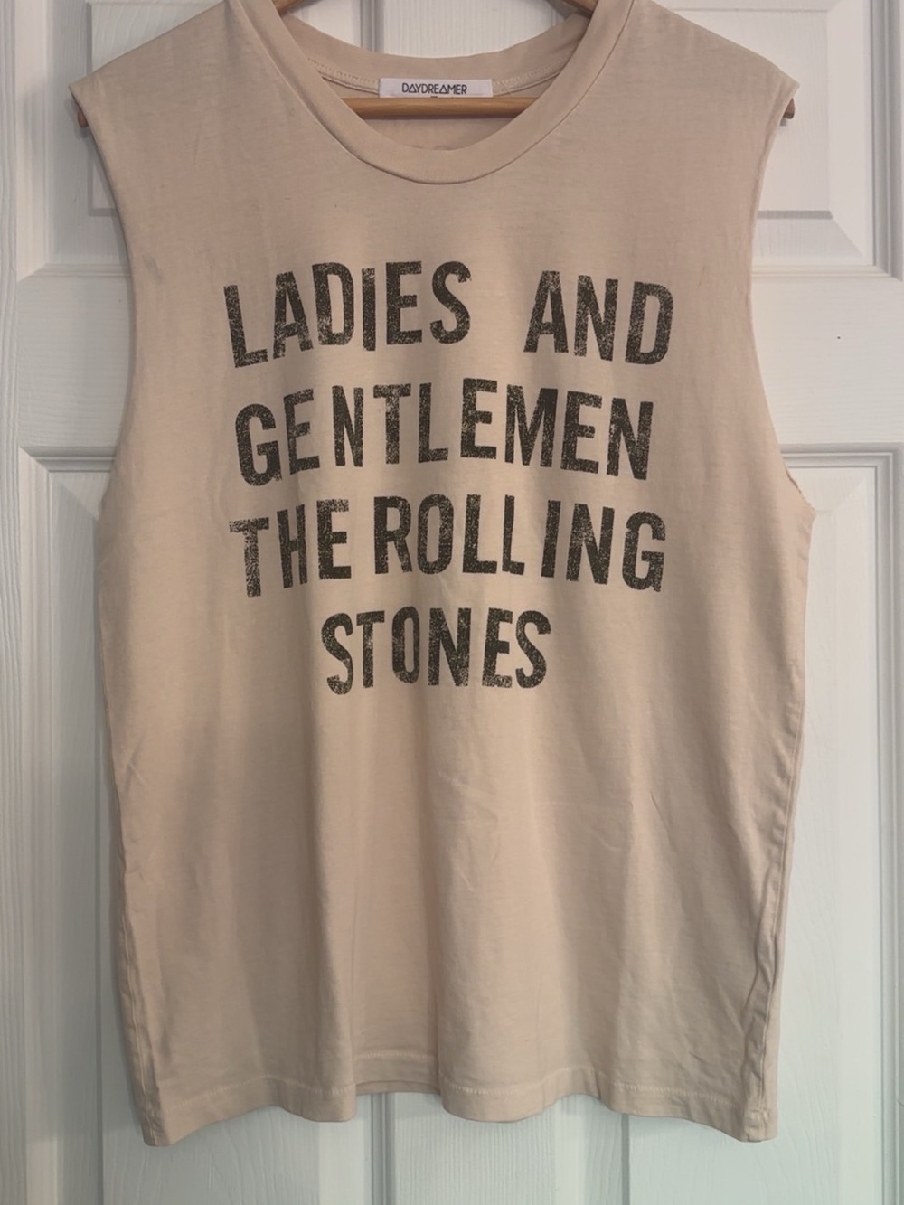 DAYDREAMER Ladies and Gentlemen The Rolling Stones Tank Top Size Medium